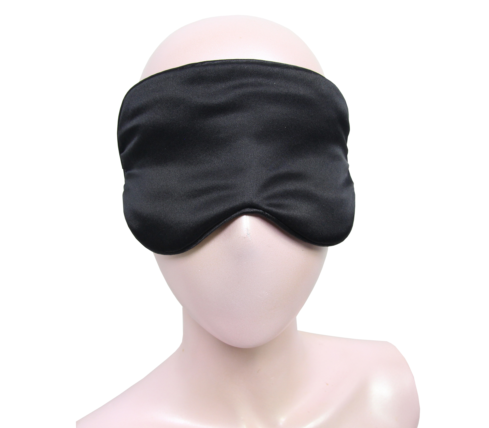闕蘭絹100%蠶絲黑色眼罩 - 116