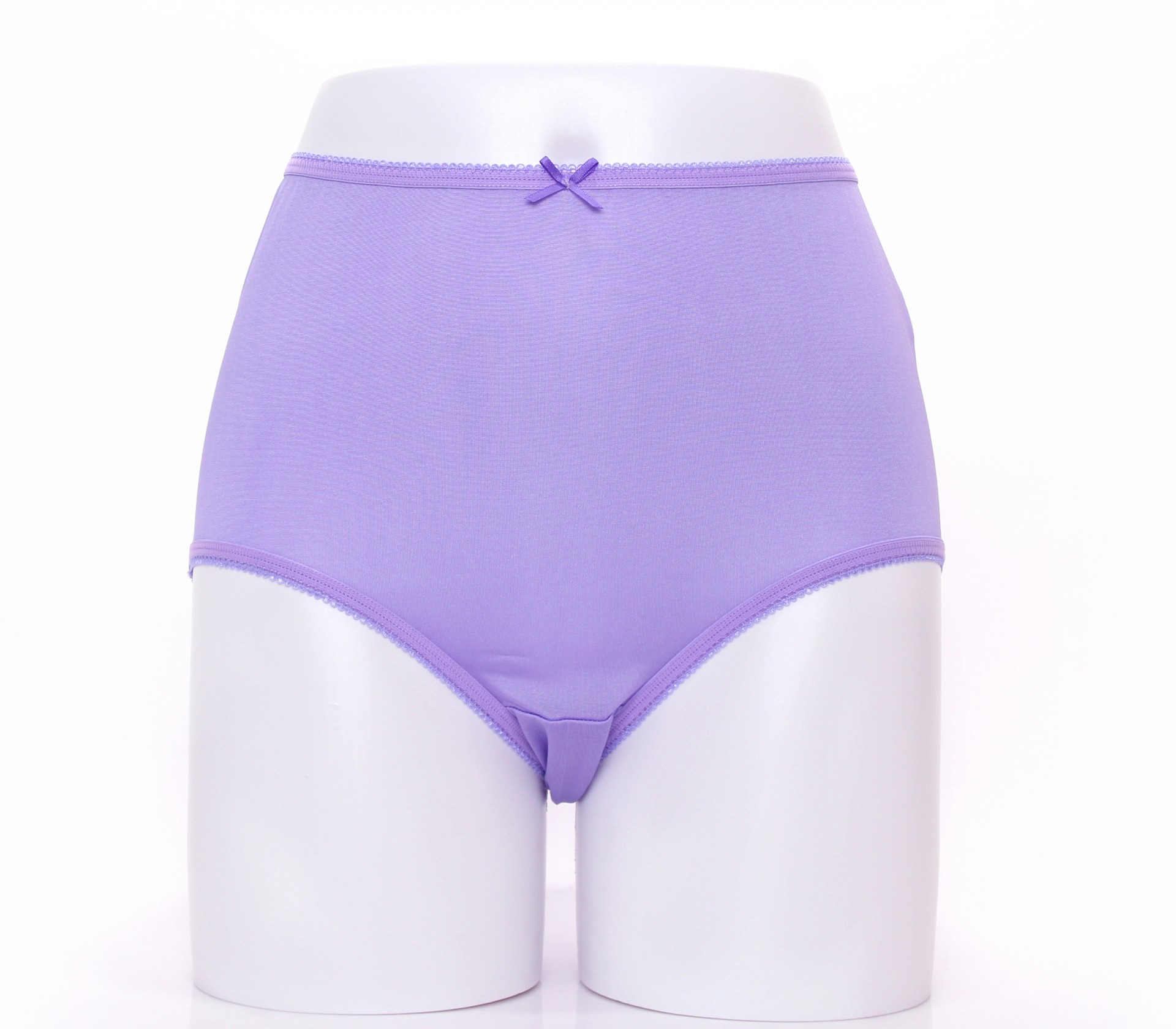 闕蘭絹30針高腰寵愛優雅100%蠶絲內褲-88901(紫)